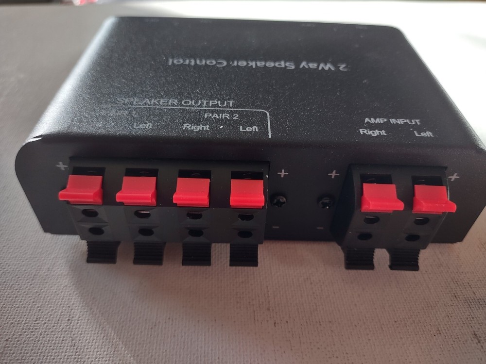 2 way speaker control box