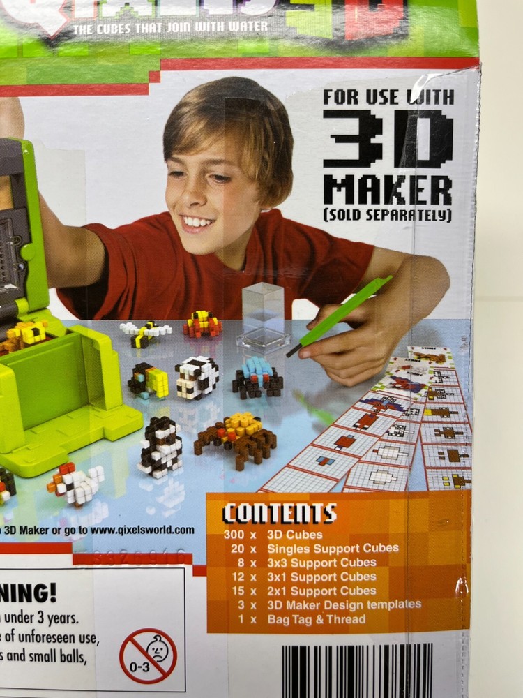 Qixels 3D Refill - Space Command - 300 3D Refill Cubes NEW NIP