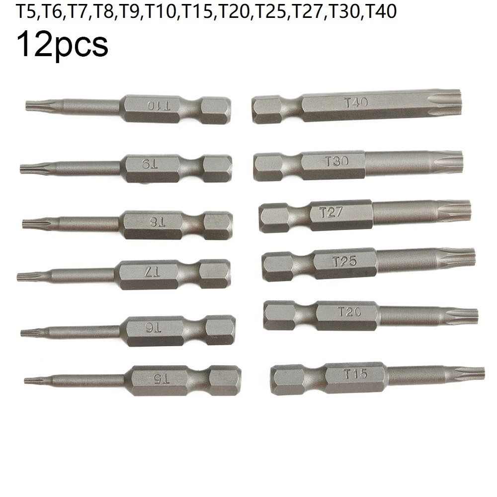 Efficient Tool Kit with Magnetic For Torx Bits Features All Essential Sizes