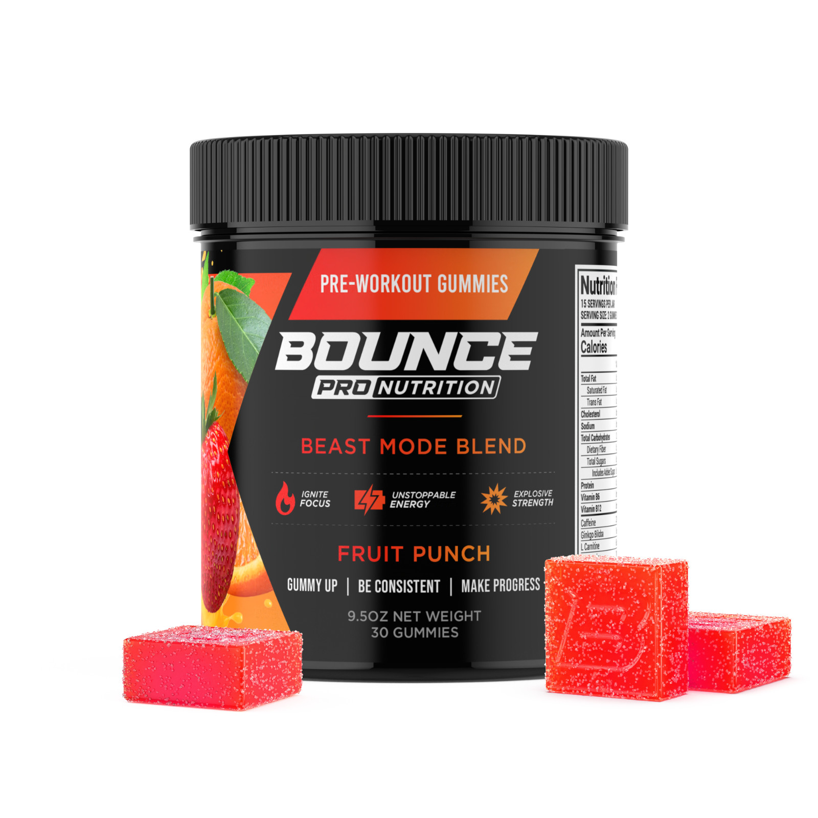 Pre-Workout Gummies - Beast Mode