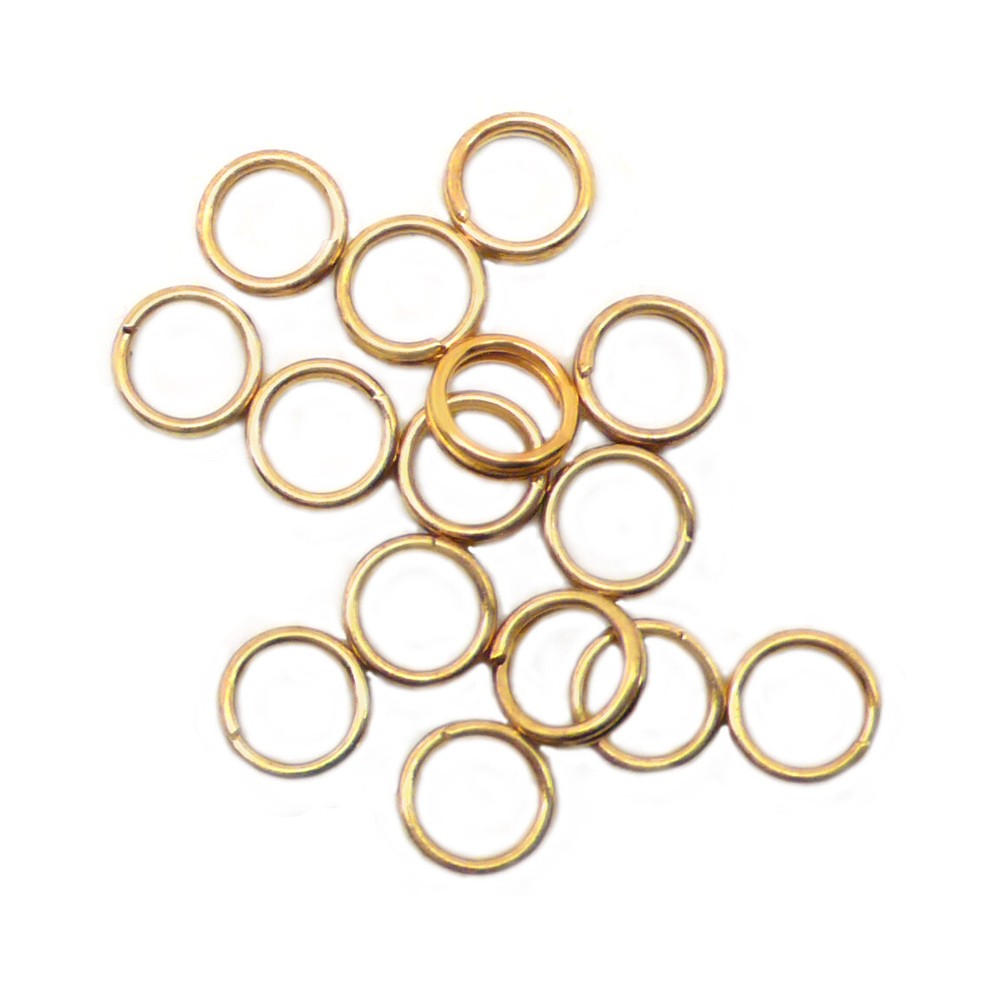 5mm Split Ring Gold Tone 400 Pieces