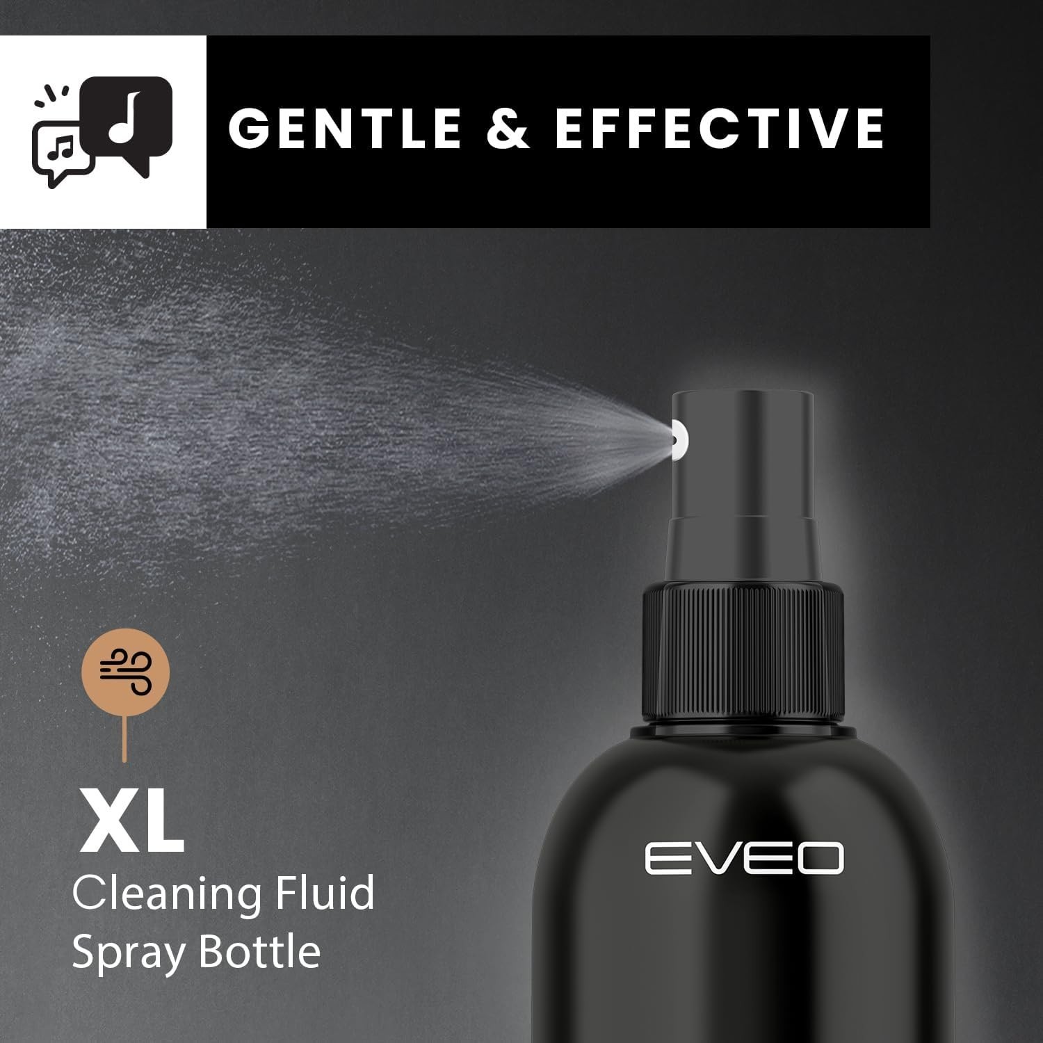 EVEO Vinyl Record Cleaning Kit - 4In1 Vinyl Record Cleaner Kit for Vinyl Records