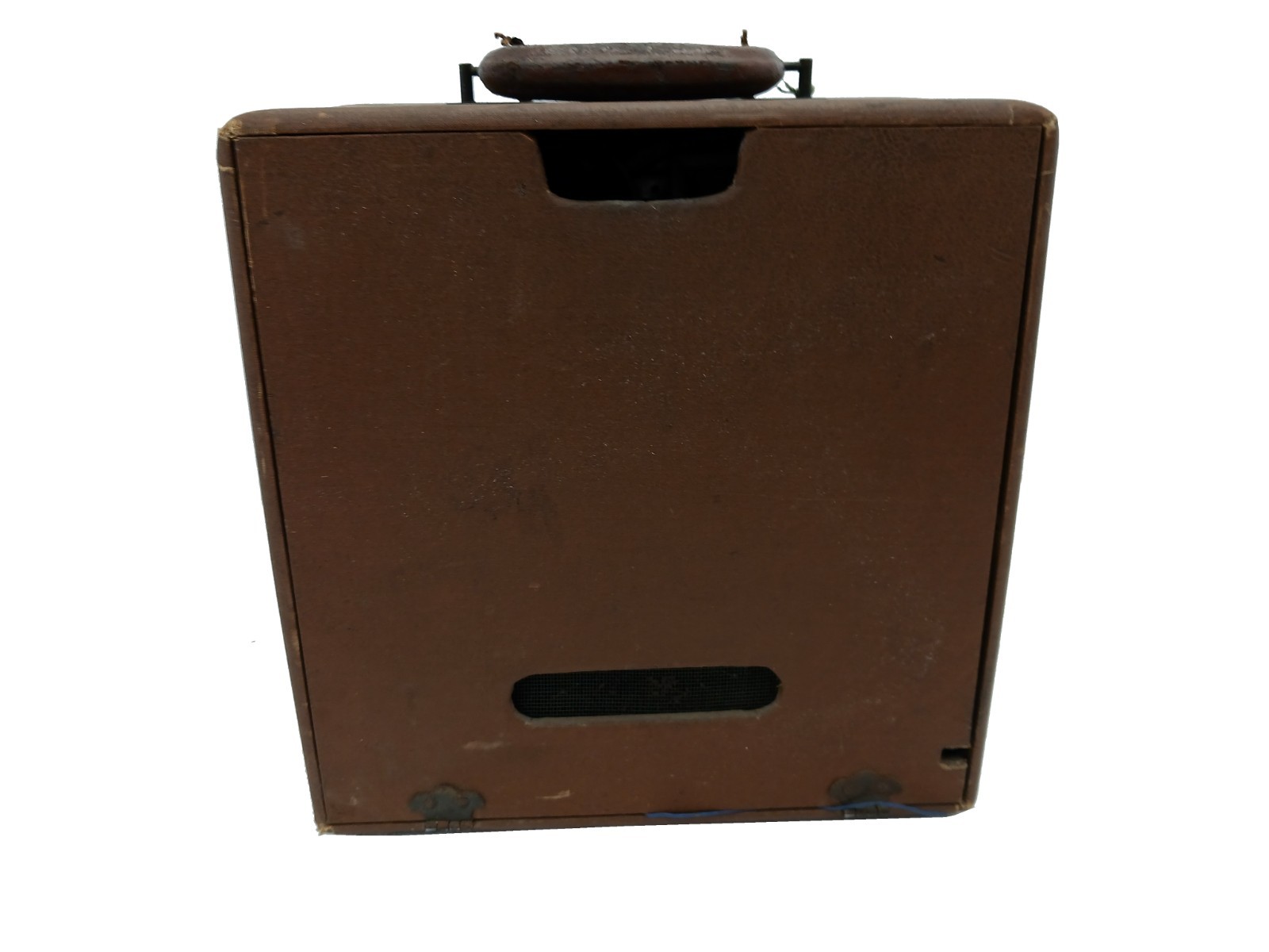 Vintage Stewart Warner 9007-A AM Portable Tube Radio Luggage-Style 1940s