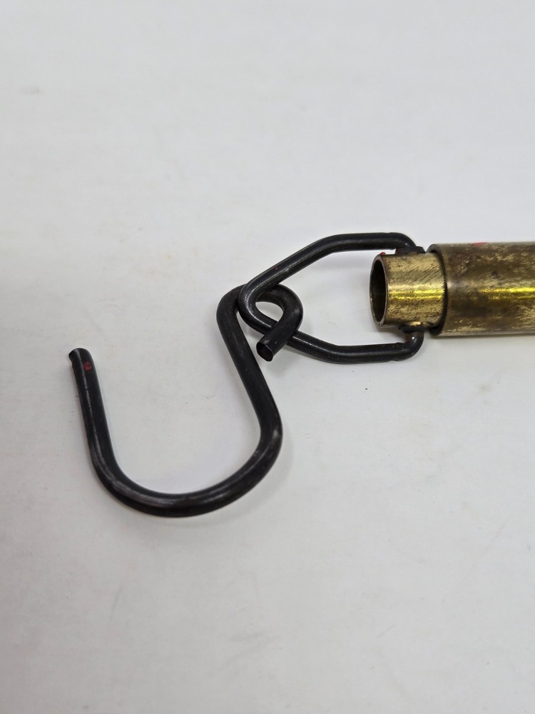 Vintage Brass Spring Salter Pull Down Hanging Scale