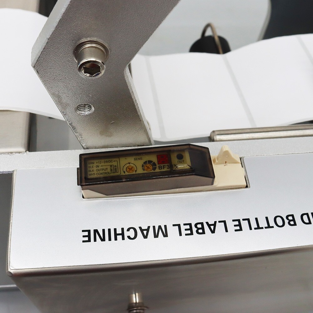 Round Bottle Labeling Machine Label Applicator Machine Packing Tool Ф0.47"-3.54"