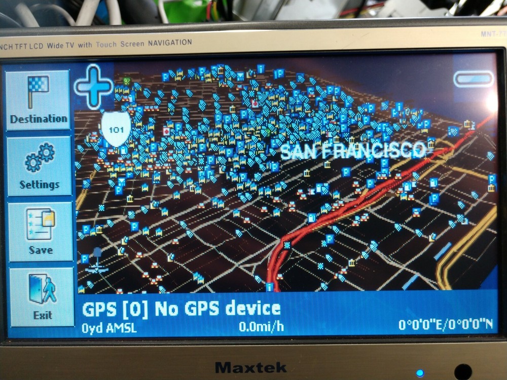 Maxtek MNT-7T 7 inch . GPS Navigation System