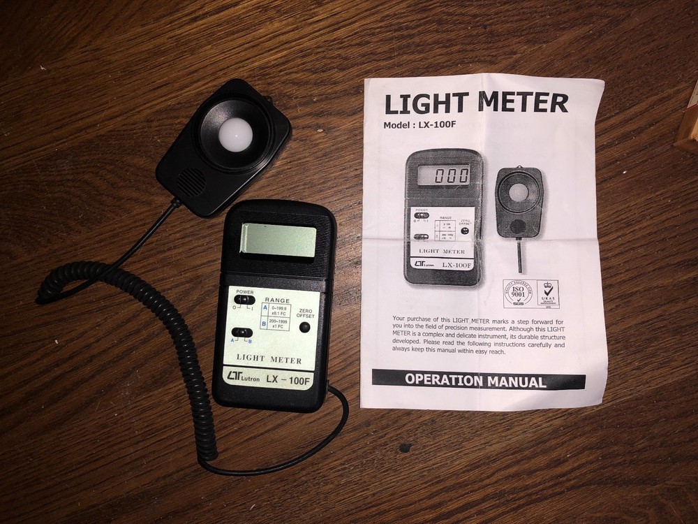 POCKET LUTRON LIGHT METER LX-100F