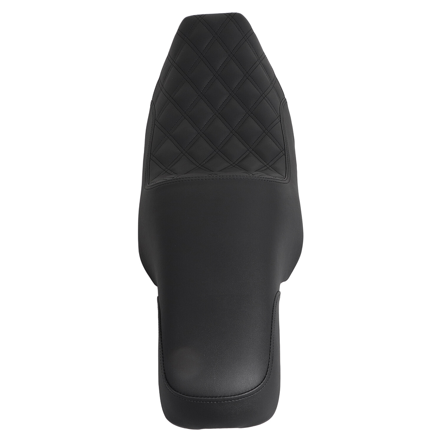 Black Driver Passenger Extended Two-Up Seat For Harley Road King FLHR 1997-2007