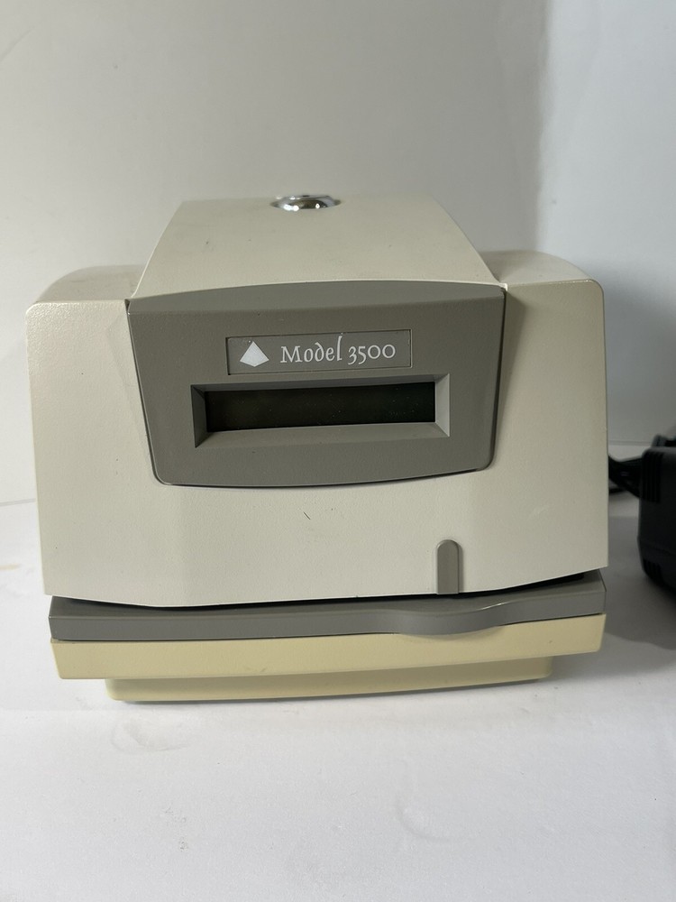 Pyramid Technologies Model 3500 Time Clock Used NO KEY