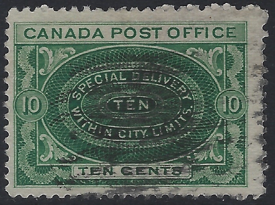 Canada - Scott # E1 - Used, Sound                                        (P-580)