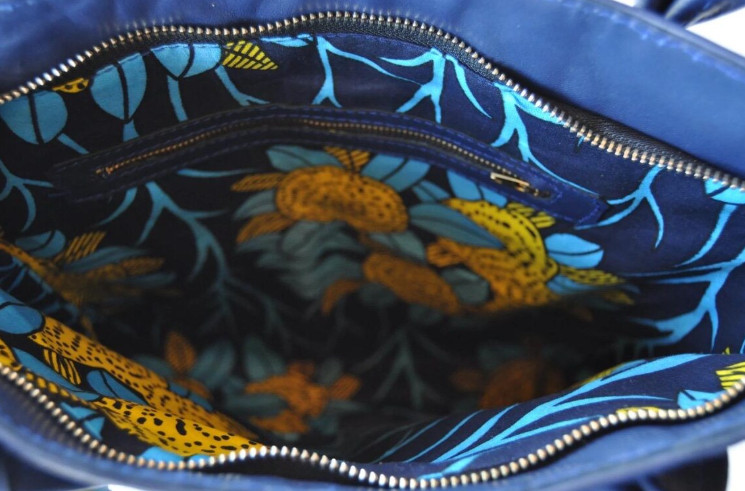 woman's handmade handbag