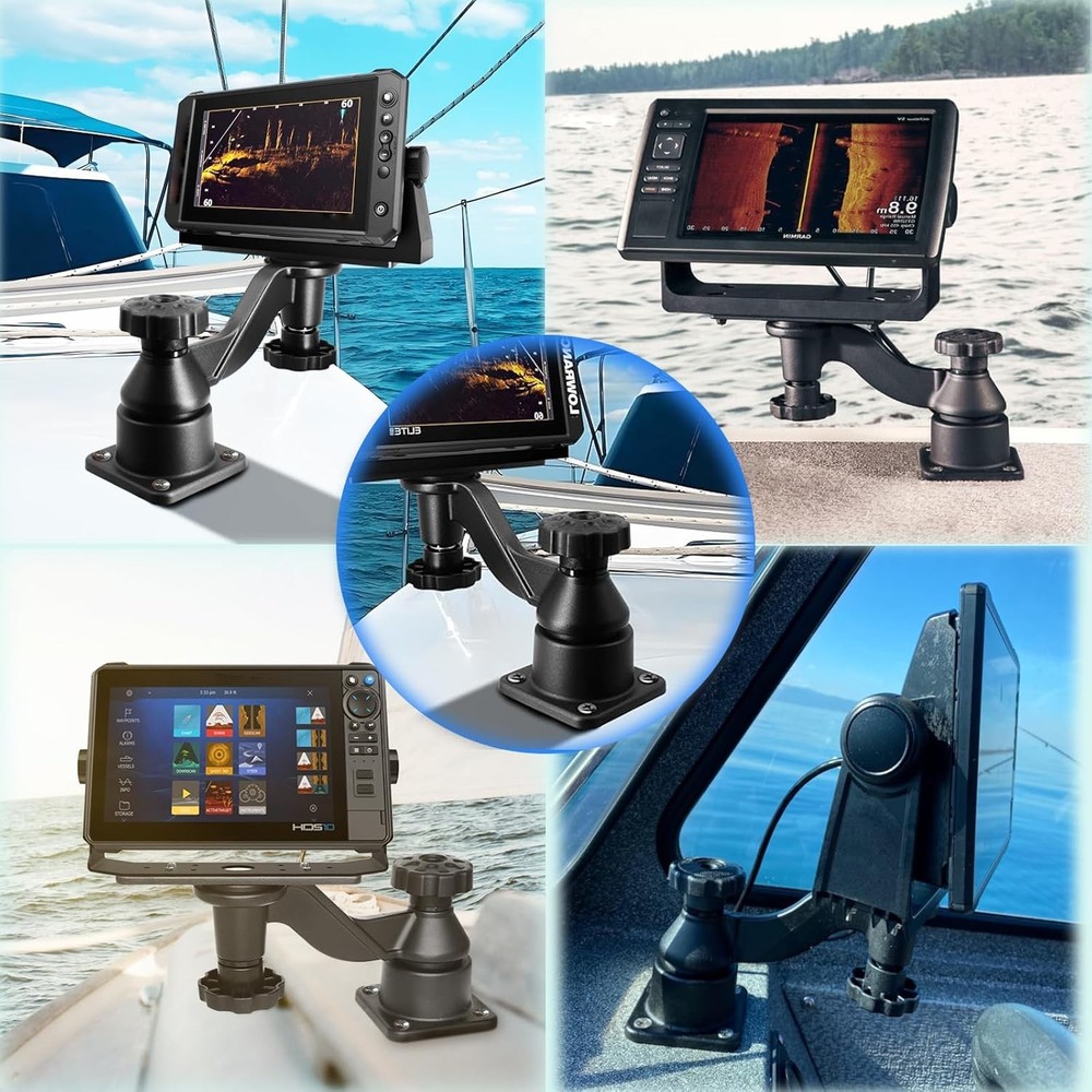 for Garmin Lowrance Fishfinders & Chartplotters Mount Bracket 6" Swing Arm Mount