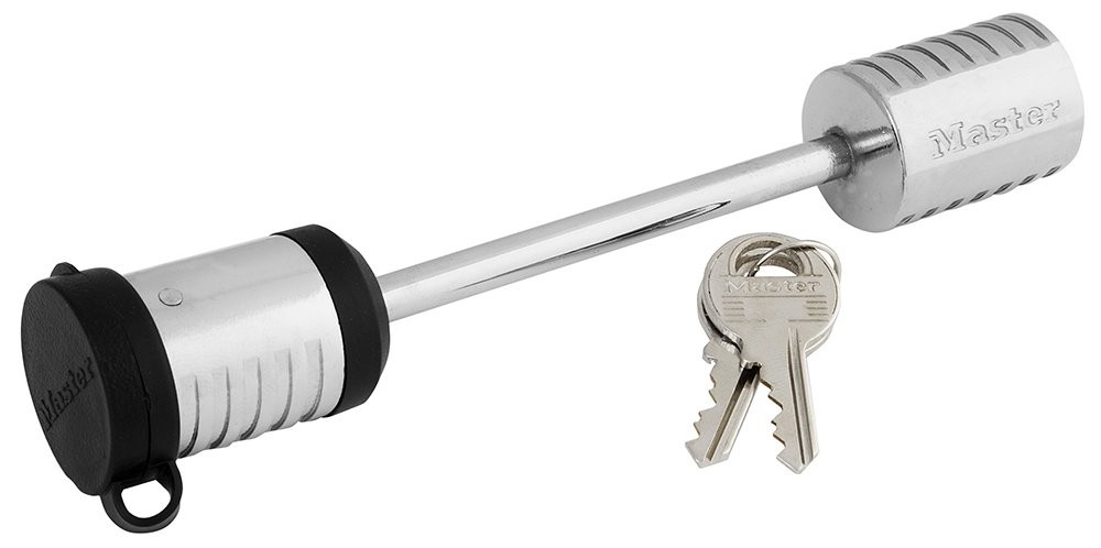 Master Lock 1471DAT Trailer Coupler Latch Lock, 3-4/10" Long Shackle x Silver