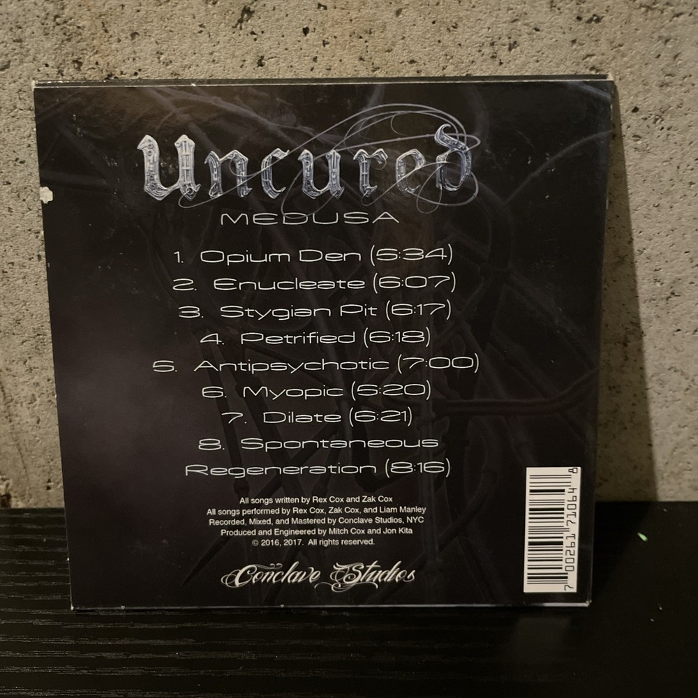 Uncured “Medusa” CD Signed / Autographed