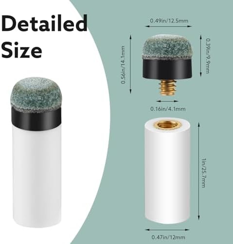 Pool Cue Tip Replacement Kit