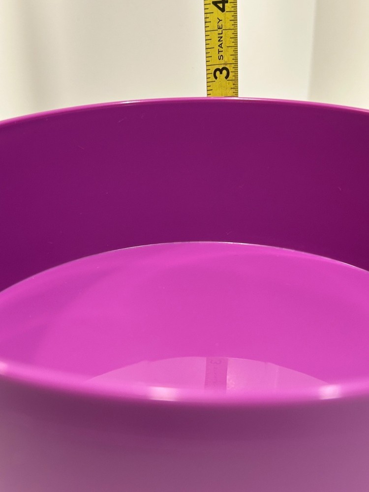 TUPPERWARE Microwave Vegetable Steamer Purple 3 Piece Set