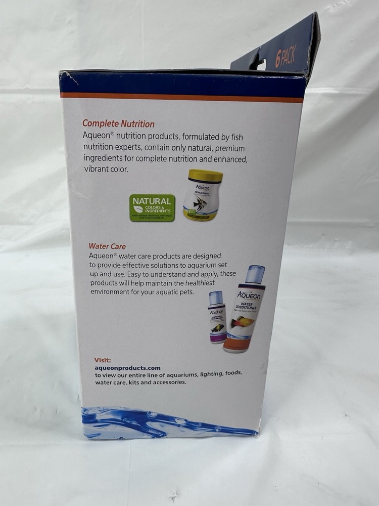 Aqueon Replacement Filter Cartridges LARGE 6 Pack Open Box Sealed