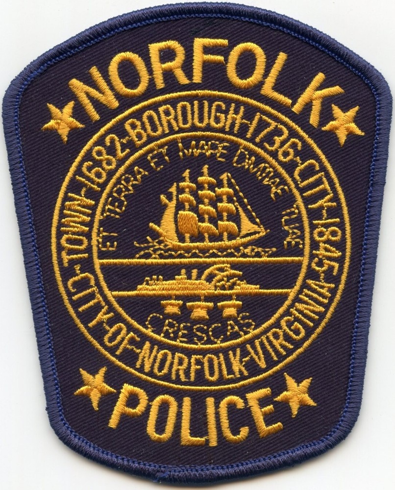 NORFOLK VIRGINIA POLICE PATCH