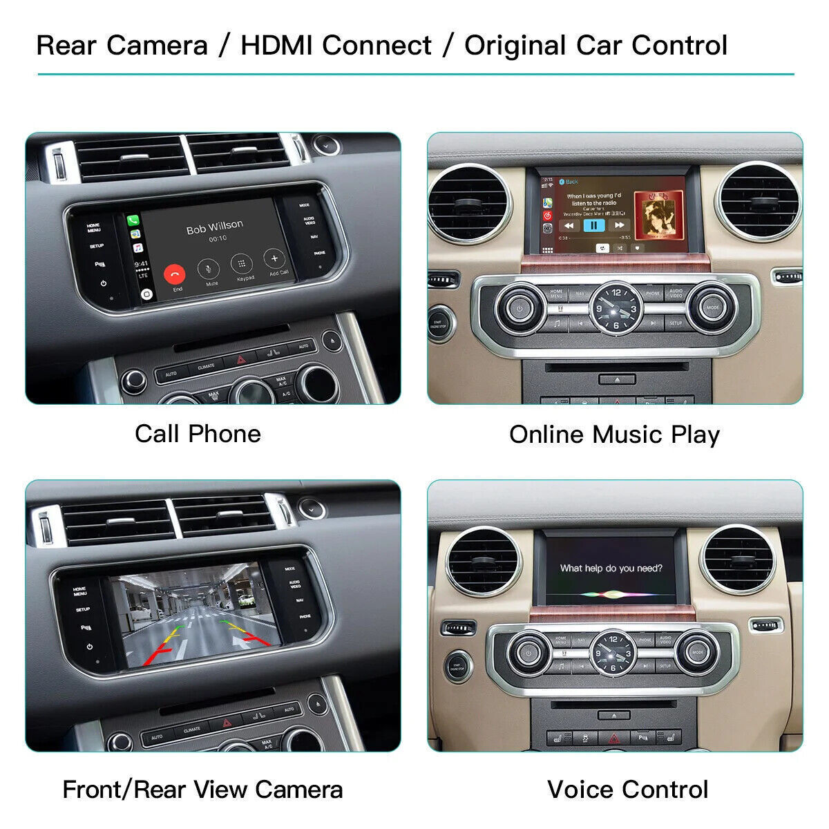 Wireless Carplay Android Auto For Land Rover Jaguar Bosch with 7/8 inch screen