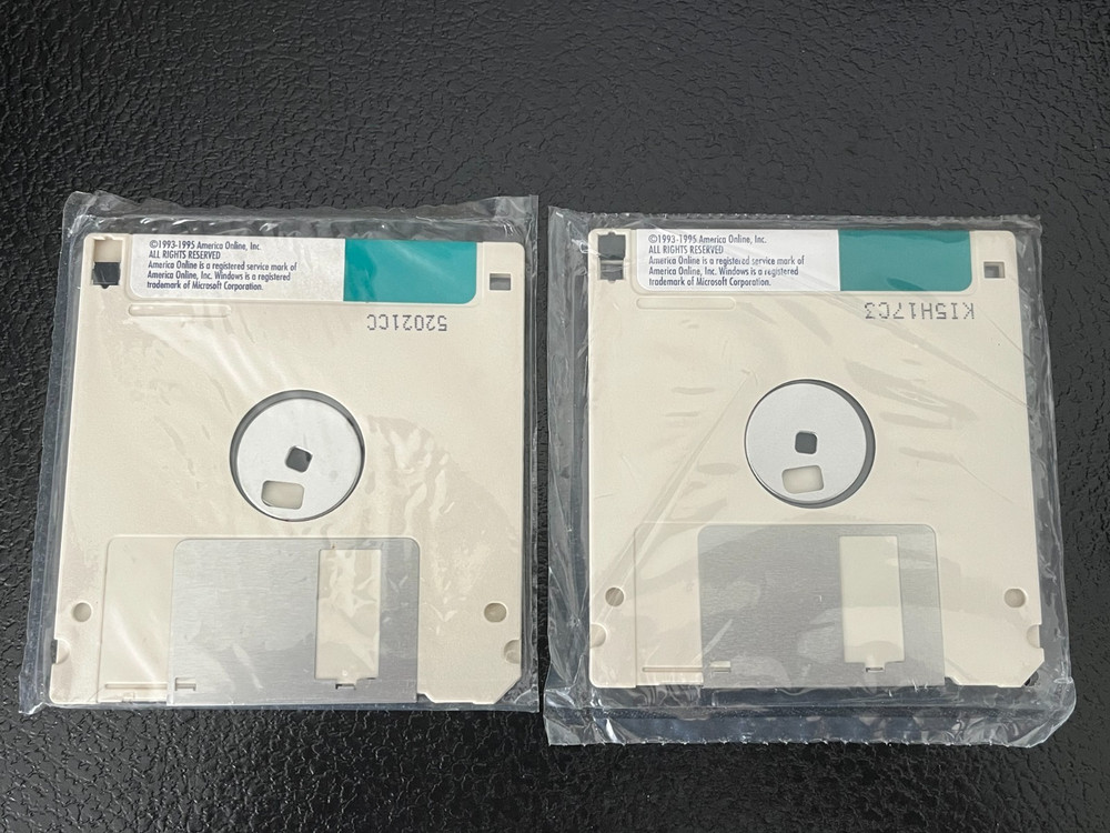 NEW Sealed AOL America Online 3.5" Floppy Program Disk - Windows - v2.0