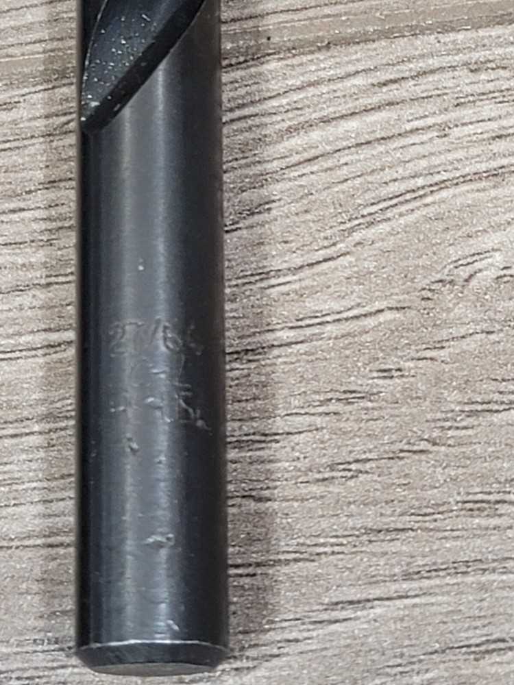 3 C-L HS DRILL MACHINIST BITS 27/64" EUC