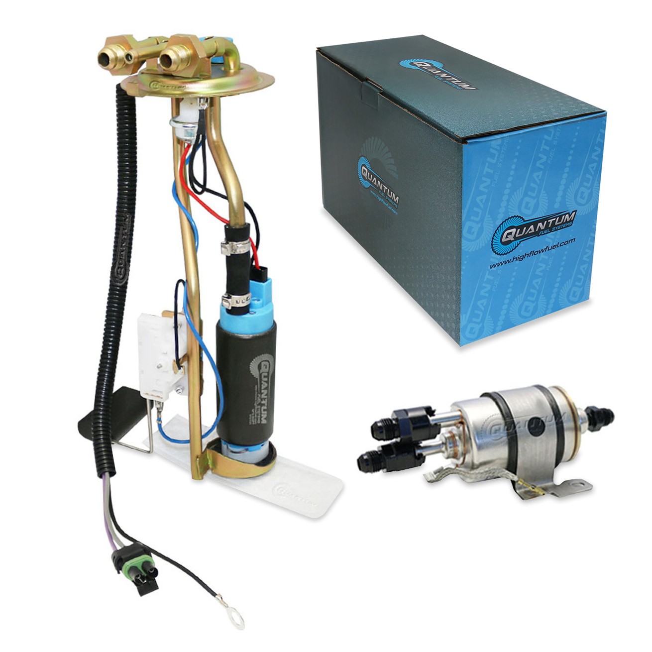 QFS Squarebody 73-91 Chevy GMC LS/LT Swap 255LPH AN Fitting Hanger +Send +Filter