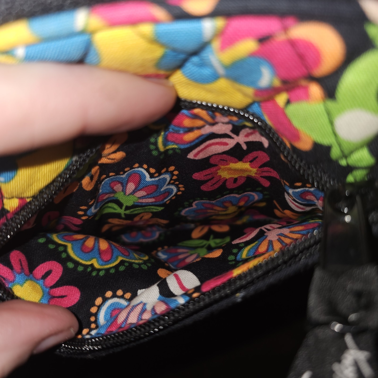 Vera Bradley Disney Parks Midnight with Mickey Mini Hipster Crossbody Purse Bag