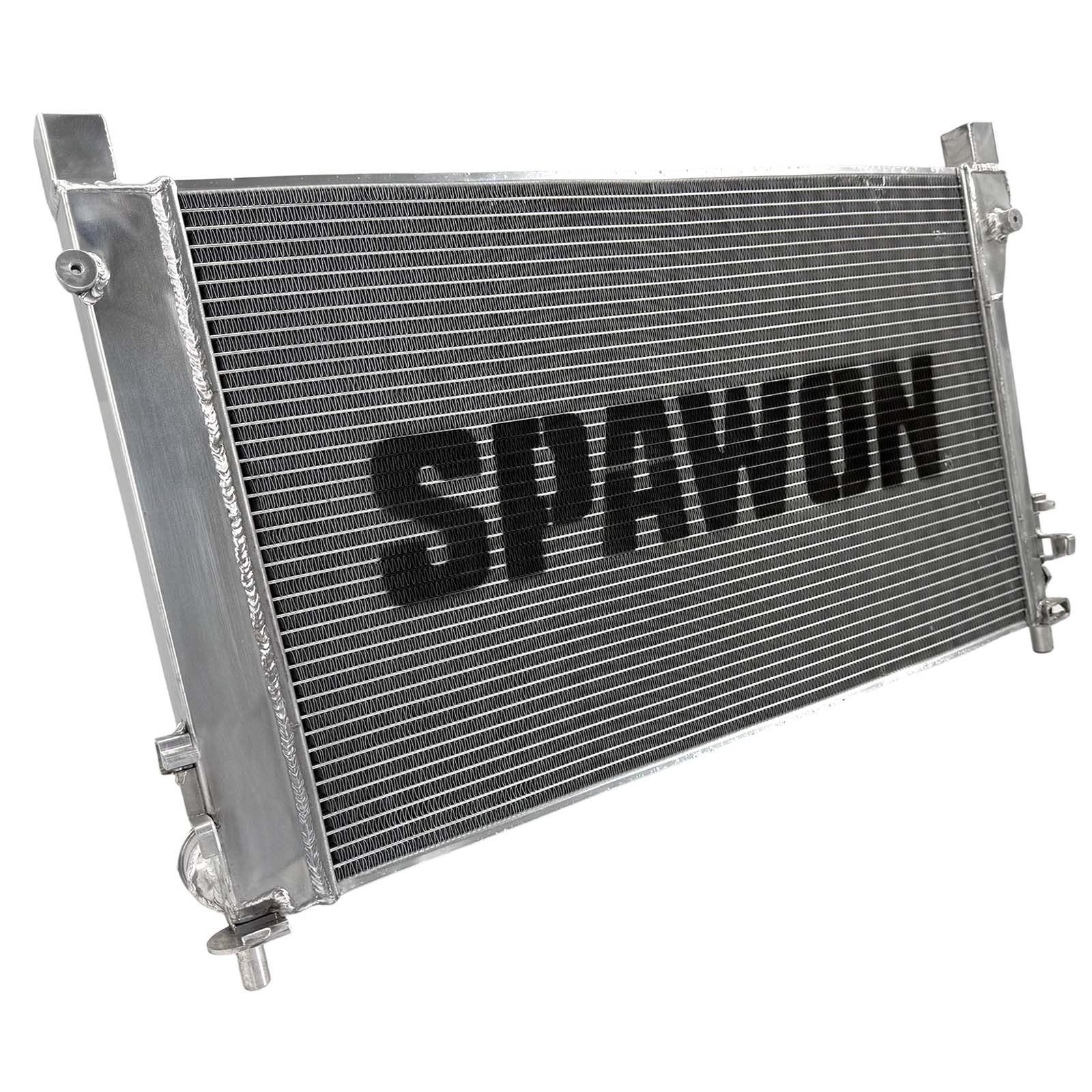 3Row SPAWON Radiator For Mercedes Benz C230 C240 C280 CLK320 CLK350 2001-2009 AT