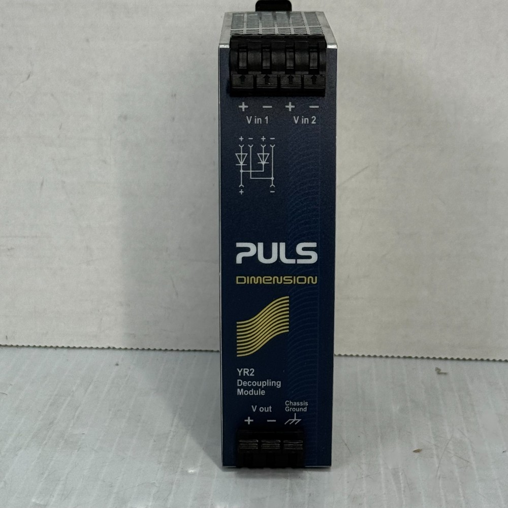 PULS YR2.DIODE Redundancy Module 12–48V DC DIN Rail
