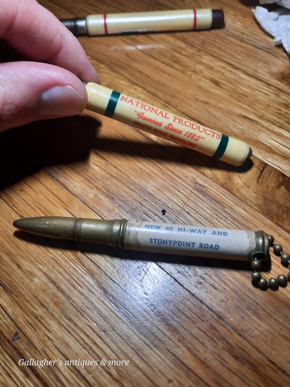 Vintage Oil Advertising Pencil Lot Sinclair Pan-am Skelly White Rose Texaco