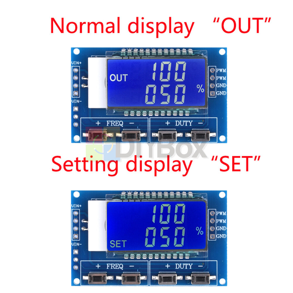 Signal Generator Adjustable Module PWM Pulse Frequency Duty Cycle Square Wave