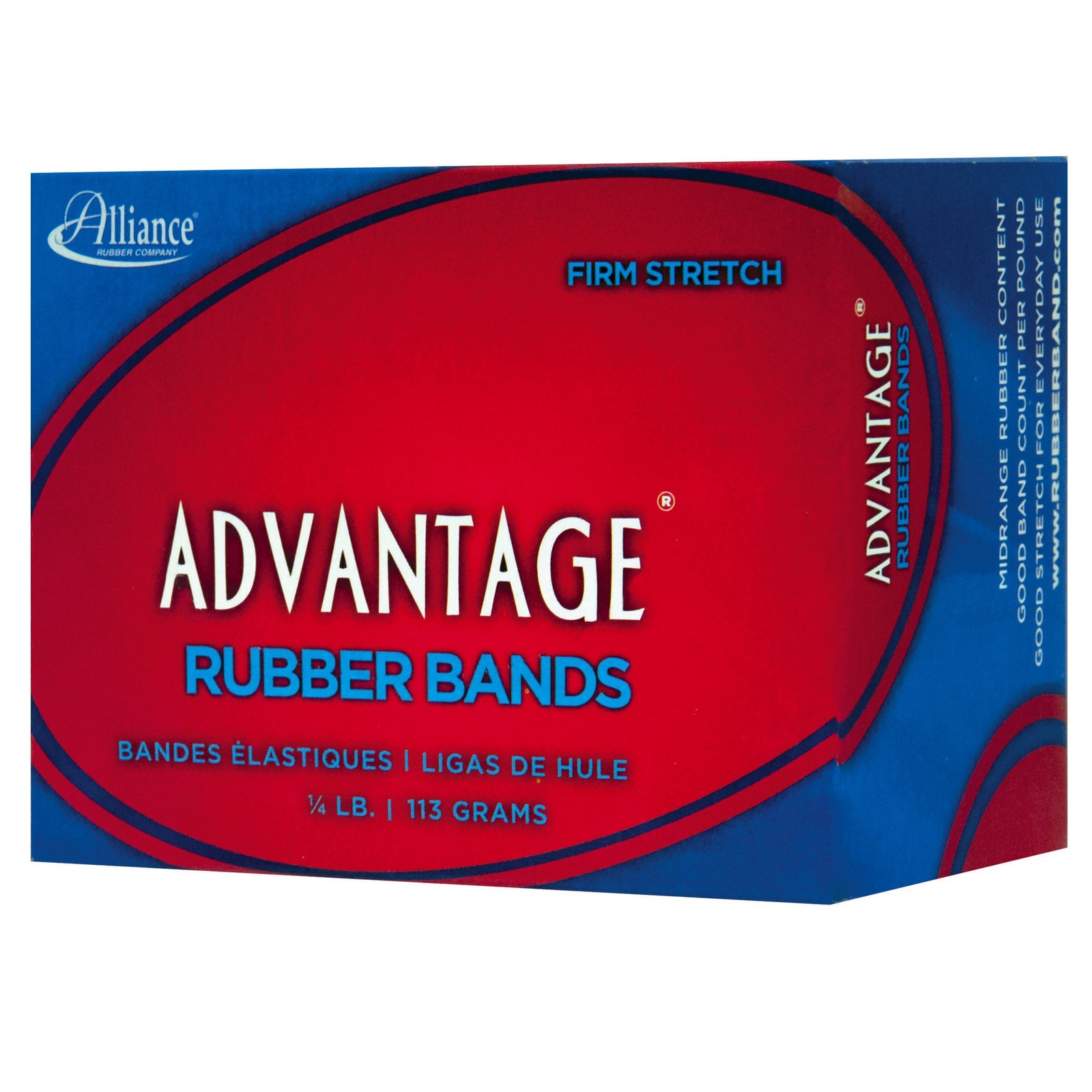 Rubber 26649 Advantage Rubber Bands Size #64, 1/4 lb Box Contains Approx. 80 ...
