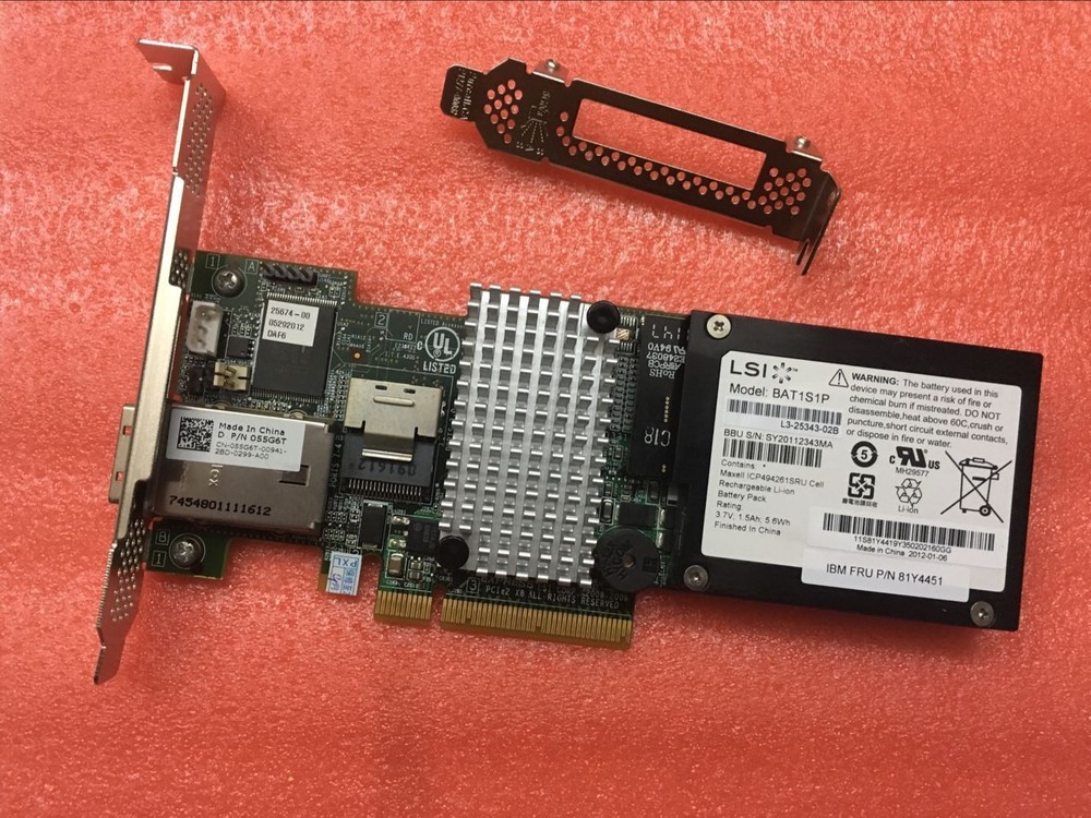 LSI/DELL 9280-4i4e 4 Int 4 Ext SAS/SATA 6G RAID Card RAID Controller +BBU