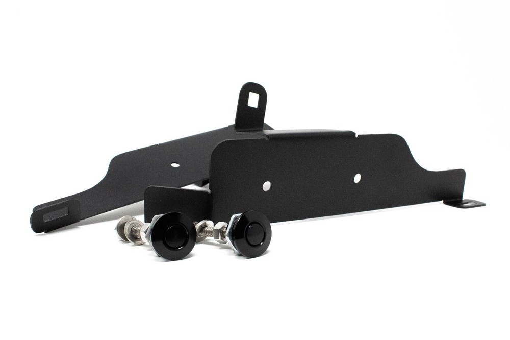 Quick release bumper brackets for Subaru