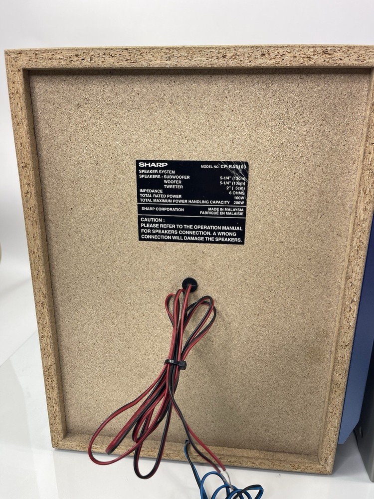 Sharp CD-BA3100 200W 6-Disc CD Changer Mini System