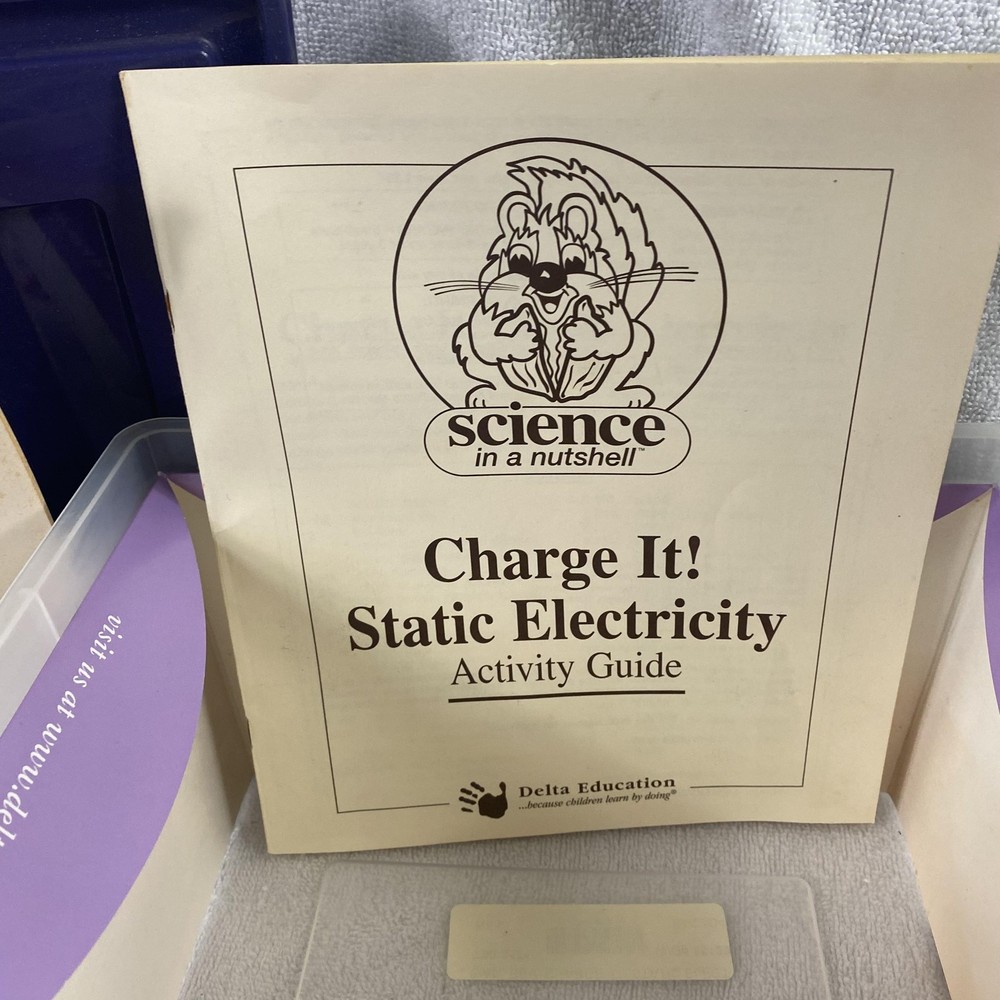 Delta Education Science In A Nutshell Charge It Static Electricity STEM Kit Comp