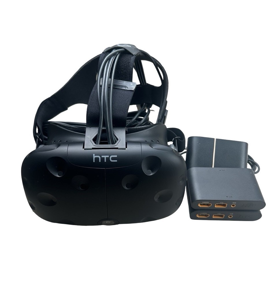 HTC Vive VR Headset w/ Link Box And Cables