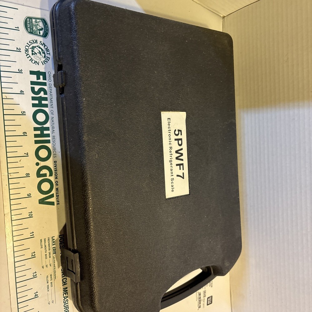 ZORO 5PWF7 ELECTRONIC REFRIGERANT SCALE PROGRAMMABLE