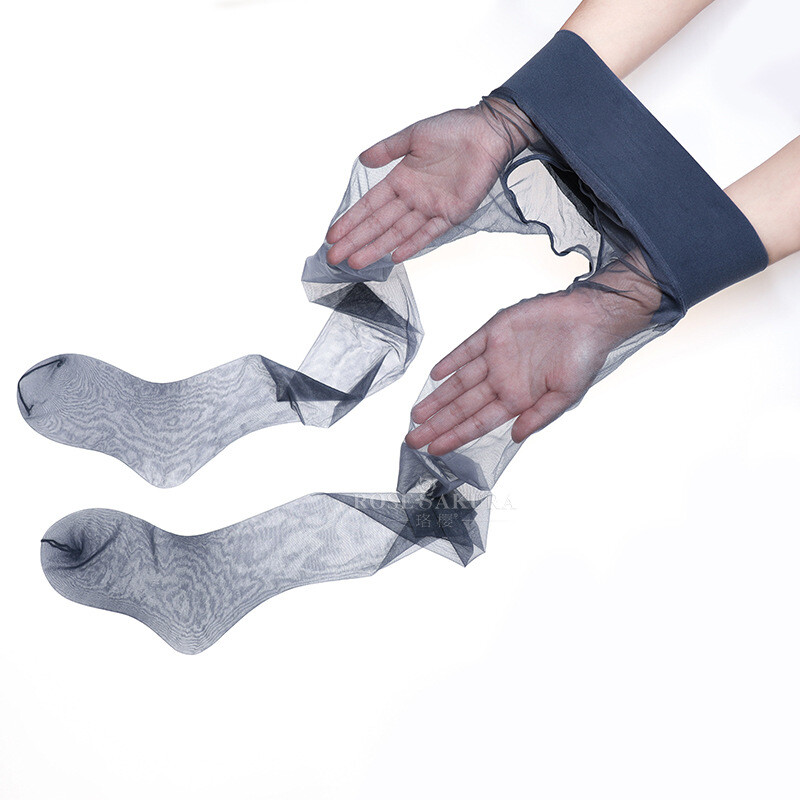 Rose Sakura SEAMLESS Pantyhose Ultra Sheer Glossy Stockings Open Crotch 7301