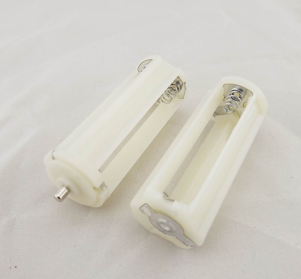 5pcs Replacement Battery Holder Case Box 3x AAA LR03 UM-4 For Flashlight White