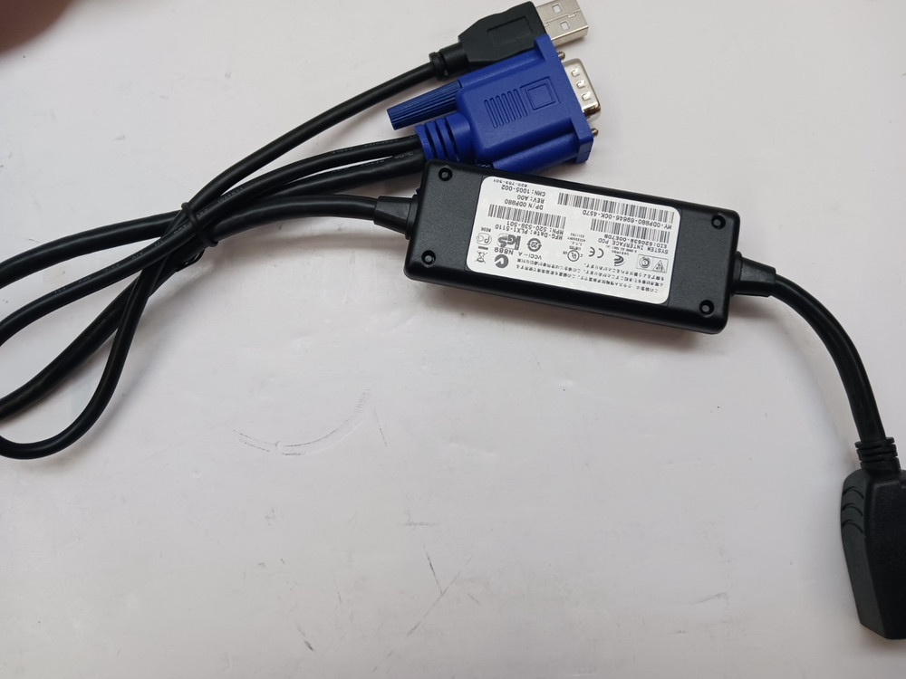 Dell System Interface Pod KVM Switch USB Virtual Media Module Cable DP/N ODP880