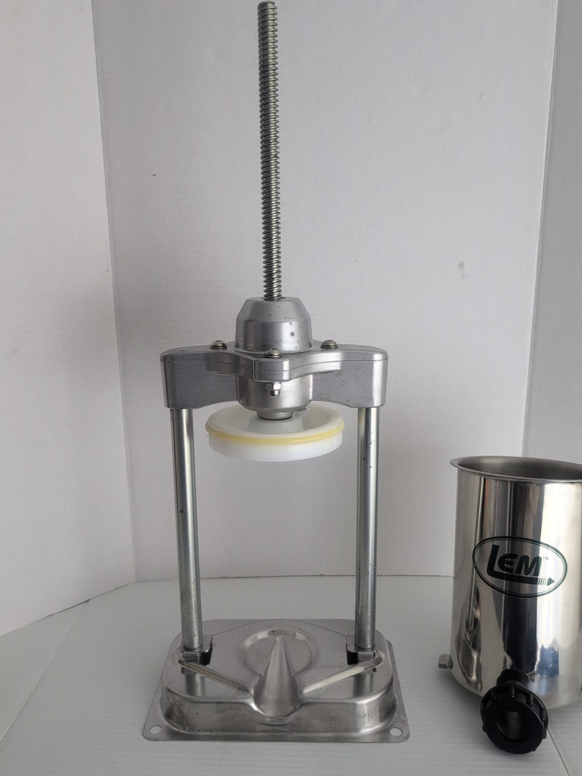 LEM 1606 5 LB Stainless Steel Sausage Stuffer Used With Box