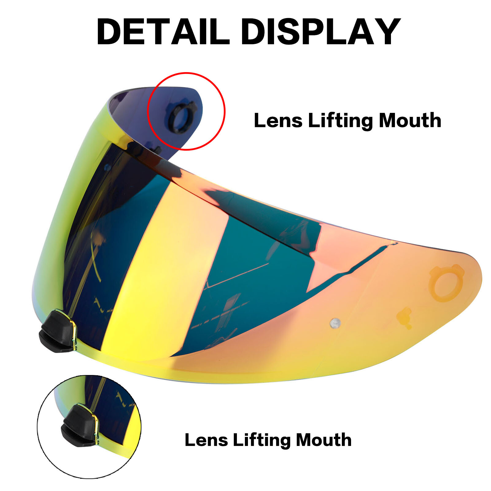 Wearproof Anti-Scratch Anti-Fog Pinlock Ready Shield Visor For HJC I10 I70 HJ-31