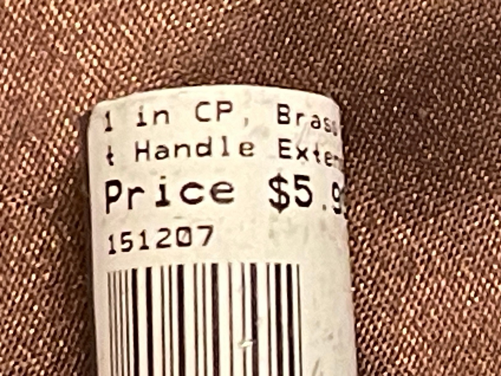 Draft Beer Faucet 1 inch Handle Extension, Krome Dispense