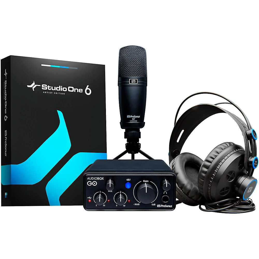 PreSonus AudioBox GO Creator Recording Bundle