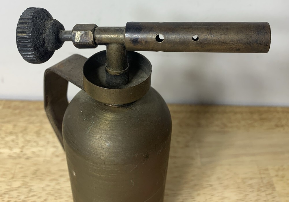 Small Vintage Brass Blowtorch