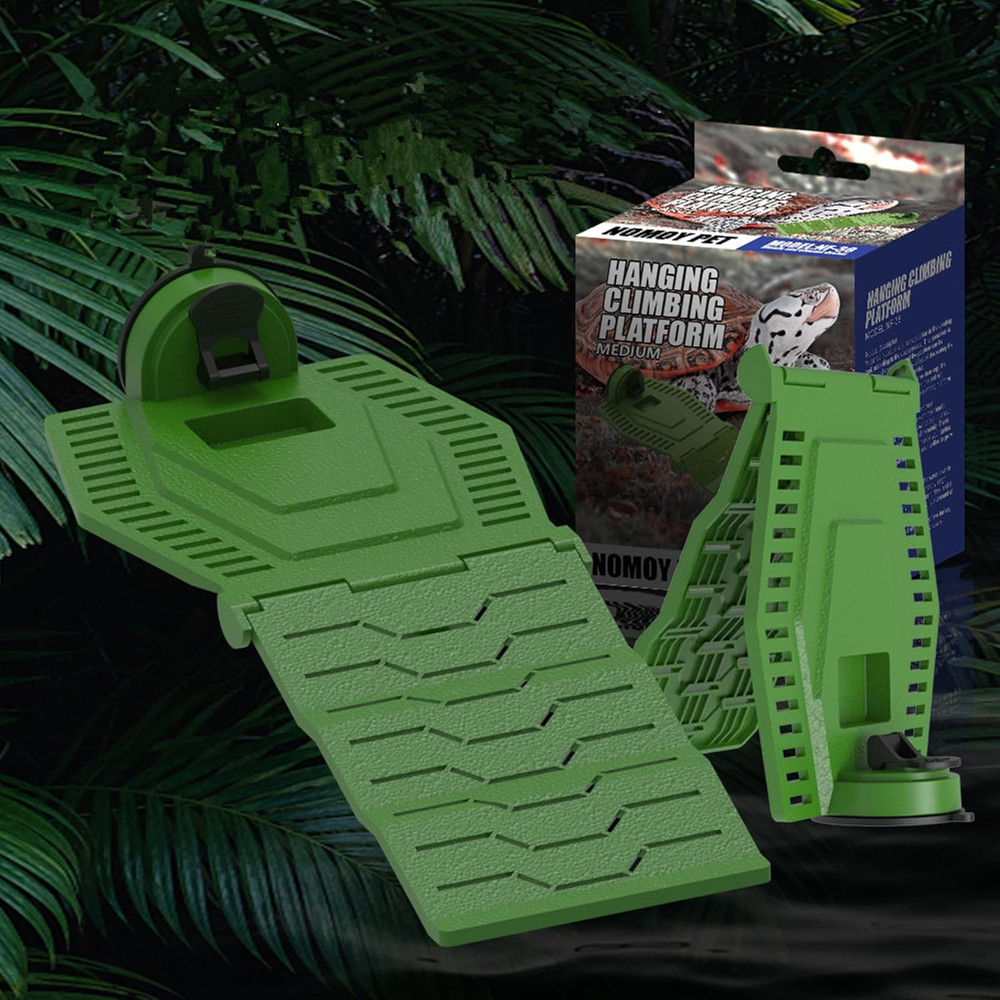 Turtle Resting Basking Platform, Foldable Turtle Ramp, Tortoise Climbing Ladd...