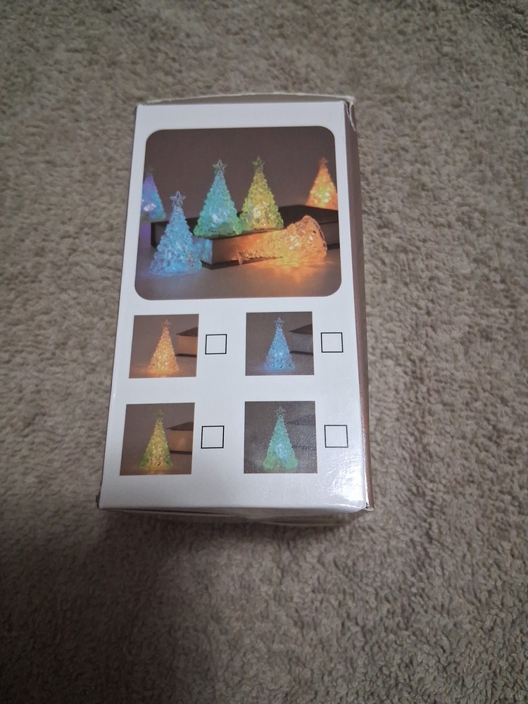 LED Christmas tree crystal