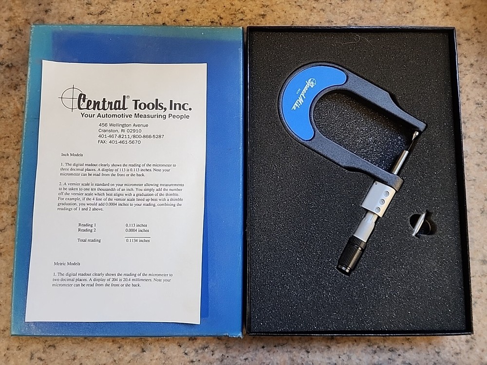 Central Tools 5207 Dial Calipers