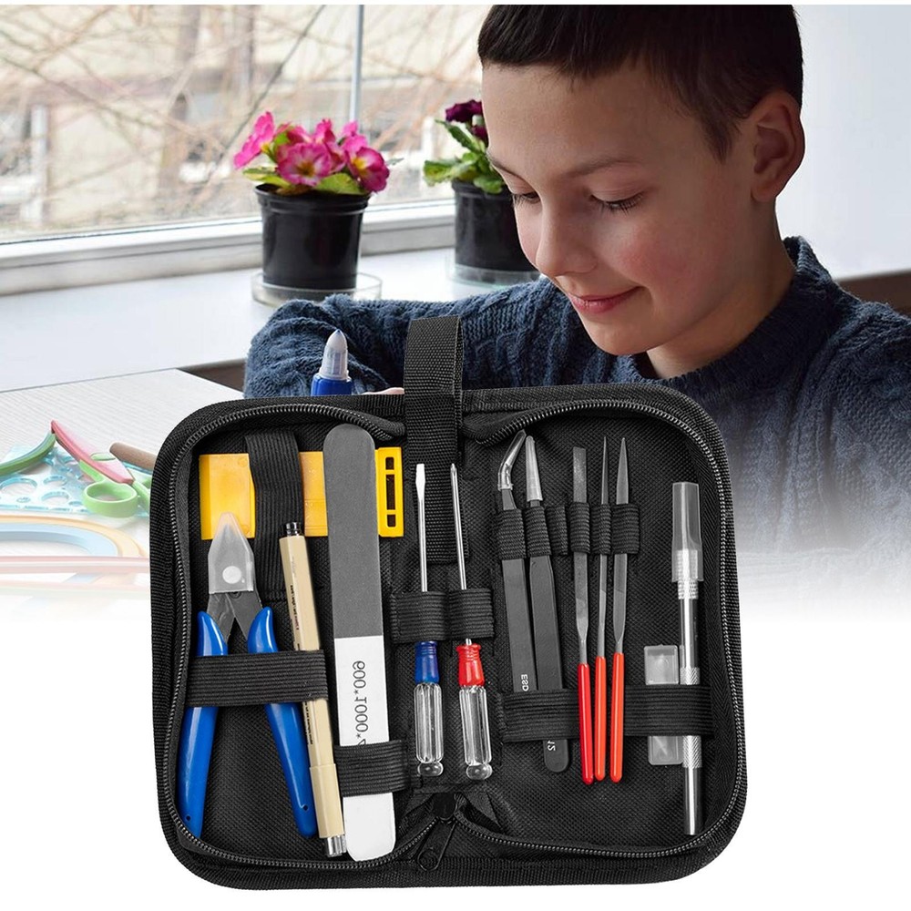 14PCS Gundam Model Tools Kit Modeler Basic Tools Craft Set For Gundam Car Model